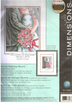 Embrace Wedding Record 70-73806 / Свадебная метрика Объятие