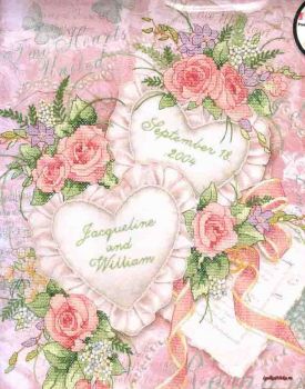 Two Hearts United Wedding Record 3217 / Свадебная метрика Союз двух сердец