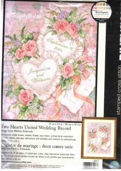 Two Hearts United Wedding Record 3217 / Свадебная метрика Союз двух сердец
