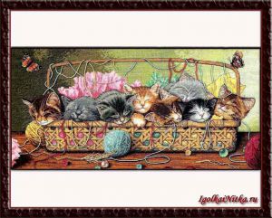 Kitty Litter 35184 / Котята в корзине