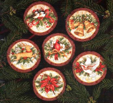 Old World Holiday Ornaments 8813 / Старинные Всемирные праздничные украшения