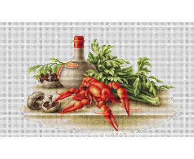 Натюрморт с раками В2258