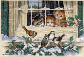 Three bird watchers 3839 / Трое наблюдателей за птицами