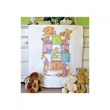 Baby Drawers Quilt 73537 /  Одеяльце  детские вещички