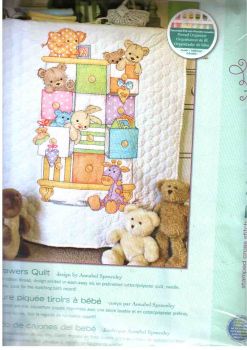 Baby Drawers Quilt 73537 /  Одеяльце  детские вещички