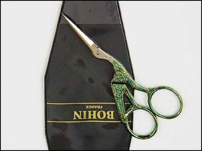 Bohin Stork Giakarta Embroidery / Ножницы-цапельки Джакарта фирмы Бохин