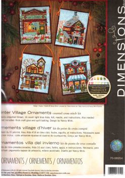 Winter Village Ornaments 70-08954 / Орнаменты Зимняя деревенька