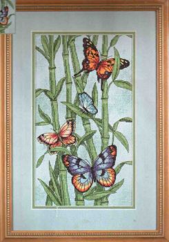 Butterflies and Bamboo 035120 / Бабочки и бамбук (США)