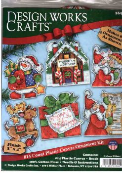 Santa's Workshop Ornaments 1692 / Орнаменты Мастерская Деда Мороза