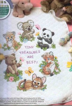 Baby Animals Quilt 73064 / Детское одеяло Зверюшки