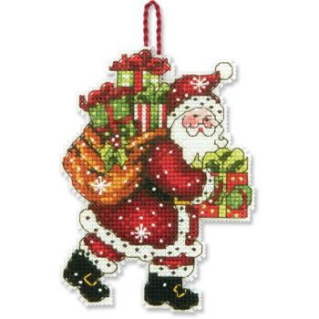 Santa with Bag Ornament 70-08912 / Орнамент Санта с мешком