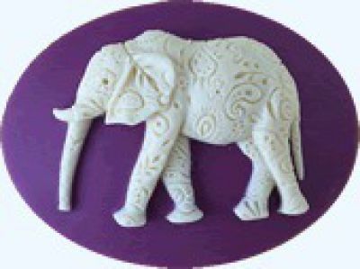 Needle Minder Paisley elephant / Магнит Слон в узорах