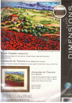 Tuscan Poppies 71-20084 / Маки в Тоскане
