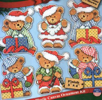Little Bear Ornaments 1653 / Орнаменты Маленький мишка