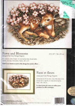 Fawn and Blossoms 35243 / Оленёнок и цветы