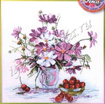Космея и вишня 04.005.07