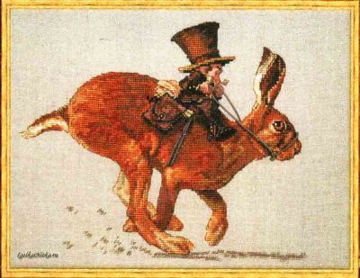 Le Lievre et le Postier ( The Hare and the Postman ) 72-M011 K / Заяц и почтальон