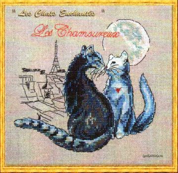 Les Chamoureux ( Les Chats Enchantes ) 114-P004 K / Влюбленные