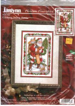 Glittery Snow Santa 125-196 / Блестящий снежный санта