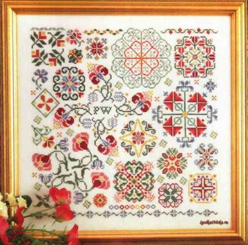 Swirling flowers S-1060 / Кружащиеся цветы