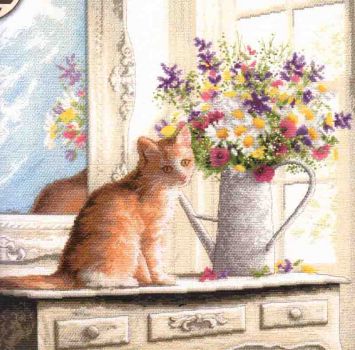 Kitten in the Window 70-35359 / Котёнок в окошке