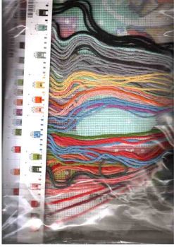 Patterned Santa 71-09157 / Санта с узорами