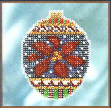 Christmas Poinsettia MH21-1814 / Рождественская Пуансеттия