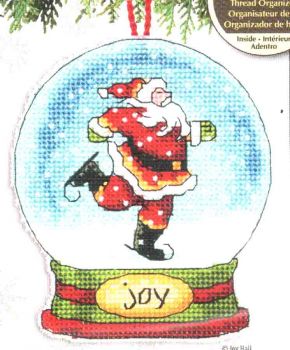 Joy Snow Globe Ornament 70-08905 / Орнамент Cнежный шар радость