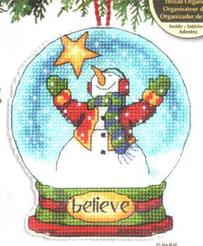 Believe Snow Globe Ornament 70-08904 / Орнамент Снежный шар вера