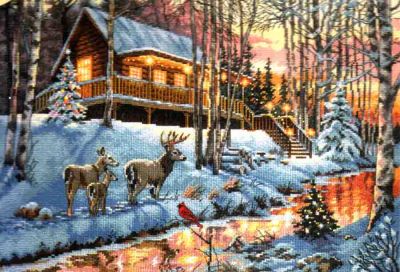 Winter Cabin 70-08976 / Зимний домик