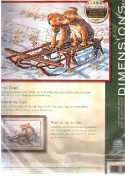 Sled Dogs 70-08852 / Два щенка на санках