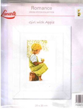 Girl with apple 21200 / Девочка с яблоком