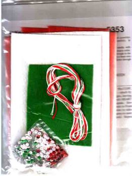 Stocking Holders Silverware Pocket 5353 / Карманы в виде сапожков держателей для сервировки стола