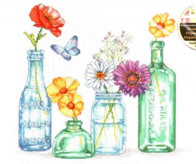 Wildflower Jars 70-35397 / Банки с полевыми цветами