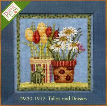 Tulips and Daisies DM30-1912 / Тюльпаны и Маргаритки