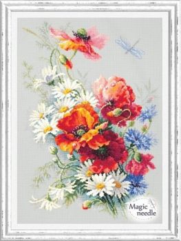Маки и ромашки 100-061