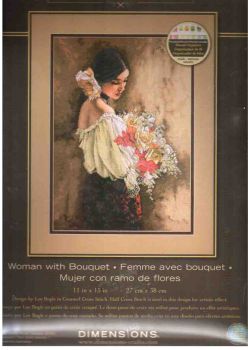 Woman with Bouquet 70-35274 / Дама с букетом
