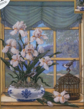Irises by the Lake 51431 / Ирисы на фоне озера