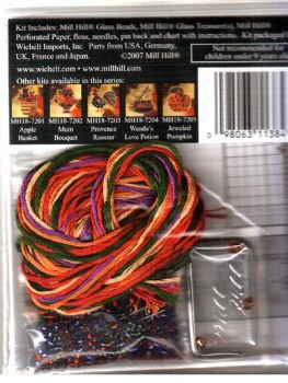 Fall Wreath MH18-7206 / Венок из осенних листьев (магнит)