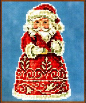 Santa with Cardinal JS20-1913 / Санта с кардиналом