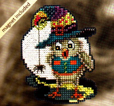 Halloween Owl MH18-2126 / Сова на Хэллоуин (магнит)