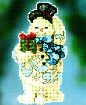 Gift Giving Snowman JS20-2011 / Снеговик с подарком