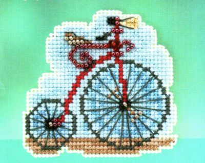 Vintage Bicycle MH18-2011 / Винтажный велосипед (магнит)