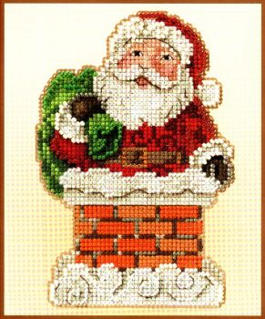 Santa in Chimney JS20-2112 / Санта с подарком