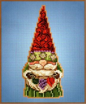 Gnome with Ornaments JS20-2215 / Гном с ёлочными украшениями
