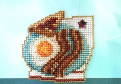 Bacon and Eggs MH18-2314 / Яичница с беконом (магнит)