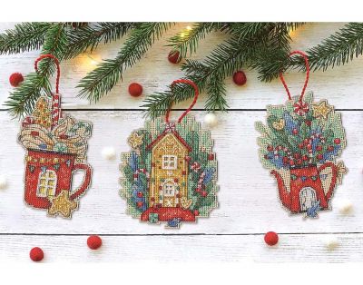 Sweet Christmas Ornaments 70-09607 / Сладкие Рождественские орнаменты