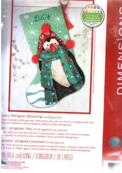Fuzzy Penguin Stocking 71-09160 / Сапожок Пушистый пингвин