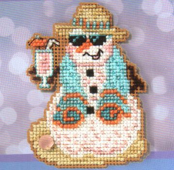 Snowman Vacation MH18-2536 / Каникулы снеговика (магнит)