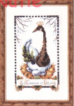 Six Geese a Laying DW230 NC146/ Шесть гусей в кладке ( без основы )